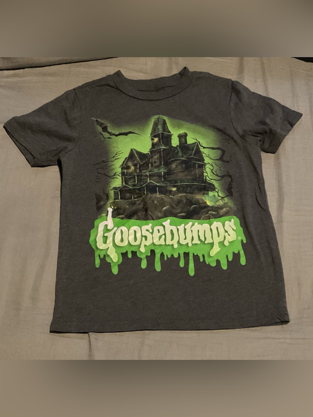 Boys Graphic Goosebumps T-shirt Size Small